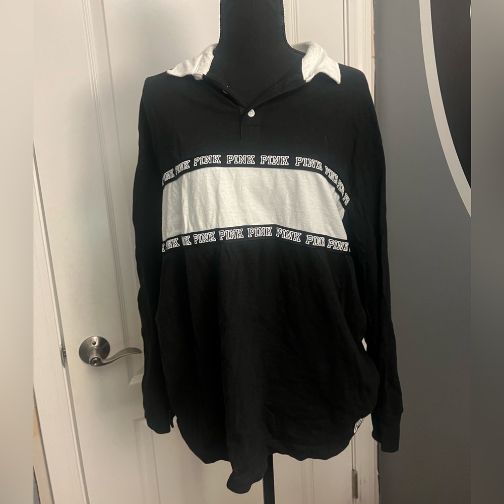 VS pink rugby shirt